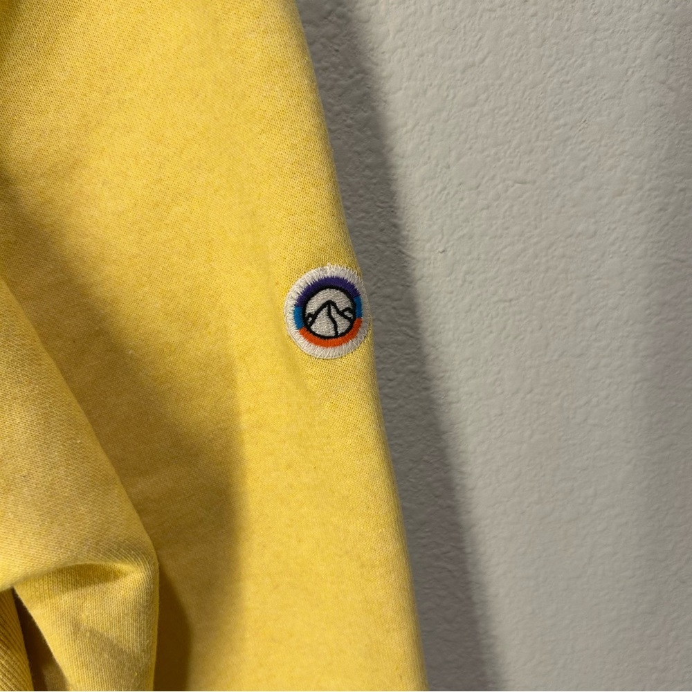 NWT Patagonia Fitz Roy Icon Uprisal Hoody Milled Yellow Size Small - Picture 3 of 5
